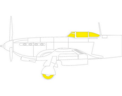 Eduard 1/32 Yakovlev Yak-9K Masking for ICM kits