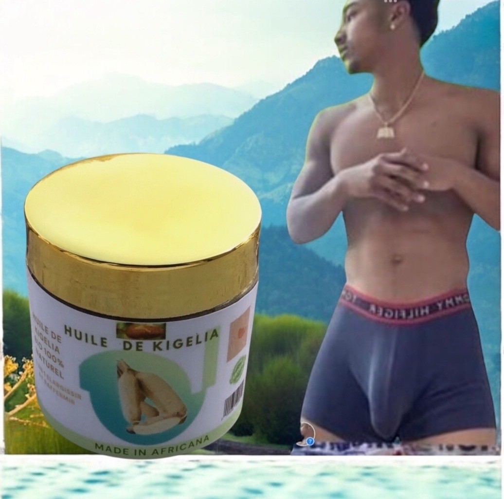 Crème Kigelia Bazooka formule tonifiante aux extraits de racines pour massage masculin 2x100g