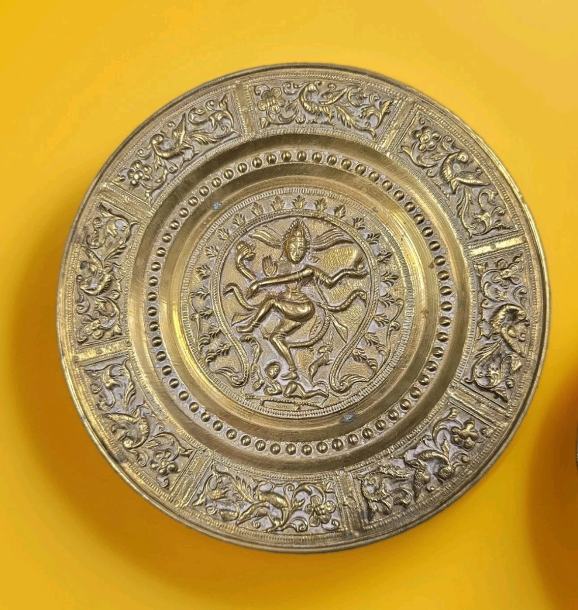 黄铜古董原始板印度古董| eBay