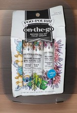 Poo-Pourri On the Go Set Before-You-Go Toilet Spray Essential Oils 3pk .34 fl oz