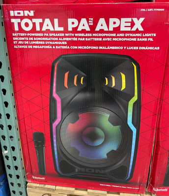 ION Audio Total PA Apex Battery-Powered Speaker Wireless