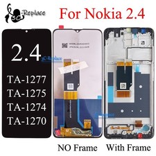 For Nokia 2.4 N2.4 TA-1277 TA-1275 TA-1274 LCD Display Touch Screen Assembly