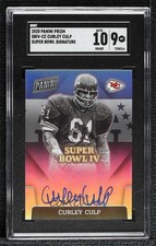 2020 Panini Prizm Super Bowl Signatures Curley Culp SGC 9 MINT Auto HOF 1q7