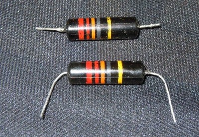 Sprague Bumble Bee .022 uf 400v PIO Tone Capacitor Pair for 59 LP 335 60's SG