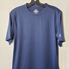 Majestic Shirt Youths XL Blue Evolution Tee Short Sleeve Cool Base Performance