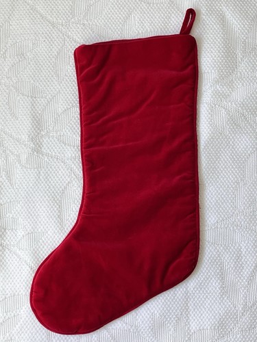 Forest Snowman Wool Needlepoint Red Velvet Lined Christmas Stocking 17” Walter - Picture 7 of 18