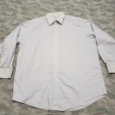 Brooks Brothers Shirt Mens 17 1/2-35 White Non Iron Long Sleeve Button-Up