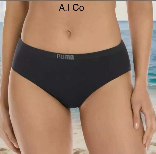 NEW 4 Puma Womens M Seamless Breathe Tagless Microfiber Bikini Underwear/Panties - Picture 6 of 8