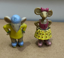 2x  Rasta Mouse Rastamouse Figures Zoomer Scratchy Girl 6CM