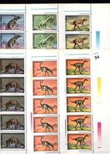 // 5X ROMANIA 1994 - MNH - NATURE - WILD ANIMALS - DINOSAURS 