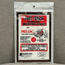 Pres-On Self-Stick Mounting Board Cross Stitch Needlepoint Embroidery 5"x7" New