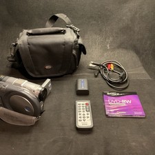 Sony DCR-DVD201 Mini DVD Camcorder Silver for Disc Transfer No Charger