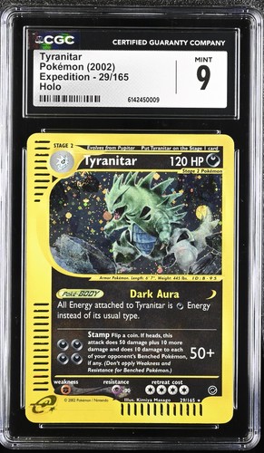 Tyranitar graded CGC 9 for sale on eBay