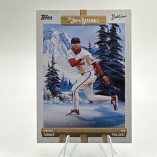 2025 Topps X Bob Ross TREA TURNER #40 Easel SSP /75 Phillies 🎨⚾️🔥 