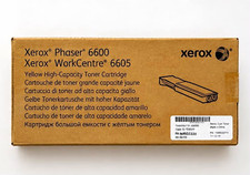 Xerox 106R02228 Yellow High-Capacity Toner Phaser 6600/WorkCentre 6605