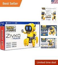 Interactive Zivko The Robot: Educational A/I Capable STEM Kit for Kids 10 