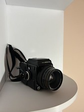 Zenza Bronica SQ-A Medium Format Camera 80mm Lens 120 Back WLF Untested