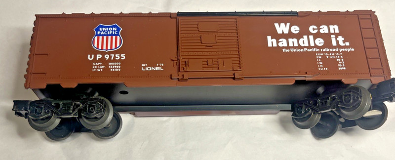 Lionel #6-9755 O Gauge Union Pacific Boxcar