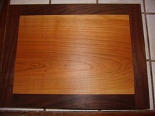 DECORATIVE CHARCUTERIE CUTTING BOARD SOLID WALNUT  CHERRY CHRISTMAS HANDMADE