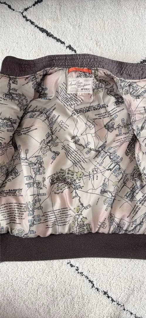 Avirex MA-1 Flight Jacket Patchwork Route 66 Cust… - image 8