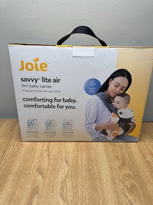 NEW Joie Savvy lite 3-in-1 Baby Carrier   Lightweight, Ergonomic Baby Carrier