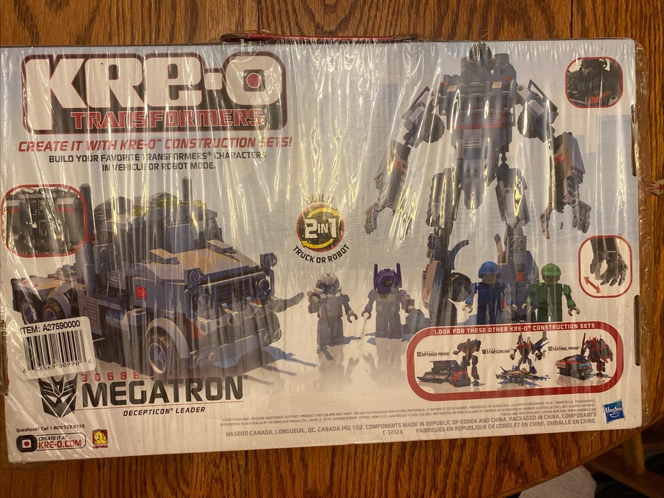 KRE-O Transformers Megatron (30688) Kreons Autobots  New Open Box Damage Box - Image 2 of 2