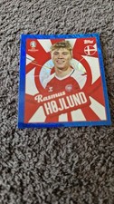 TOPPS EURO 2024 Sticker - BLUE Very Rare - Rasmus Hojland - DEN PTW -Denmrk