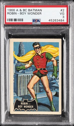 1966 A&BC Batman Black Bat #2 — PSA 3