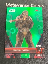 2025 Topps Finest Star Wars 20th Revenge Of The Sith Green General Tarfful 78/99