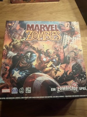Marvel Zombies, Box, Strategie-Brettspiel, komplett, bemalt,