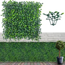 Artificial Grass Wall Panel Backdrop,10" X 10" 12P 8.4 sqft UV-Anti Greenery...