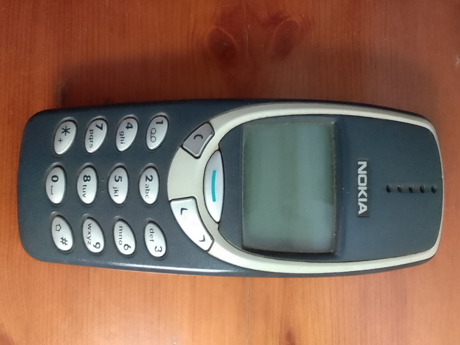 Nokia 3310 Vintage Cellulare Blu Grigio + Batteria e Caricabatteria DA TESTARE