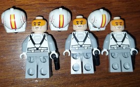 Lego Star Wars 75072 ARC-170 Microfighter Clone Trooper Pilot - Lot of 3