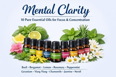 Mental Clarity - Aromatherapy Essential Oil 10ml/0.34 fl oz Roll-On