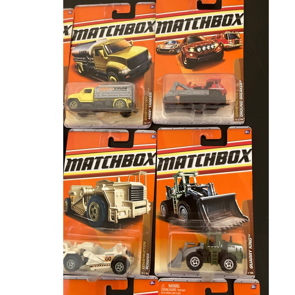 Matchbox Vehículos de Construcción Camiones Diecast Lote (12) Nuevo En Cartón Foto 4 de 4