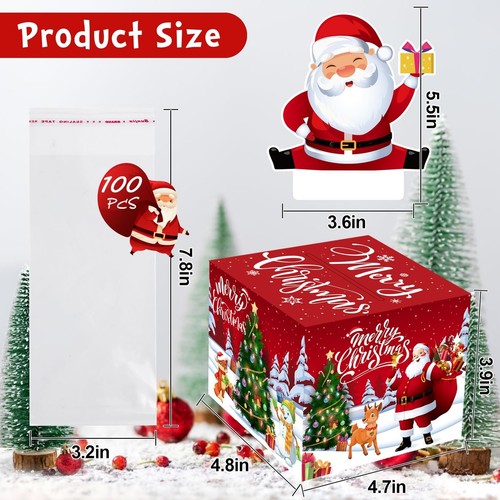 Christmas Money Box for Cash Gift Pull, Surprise Money Holder for Kids Adults... - Picture 6 of 6
