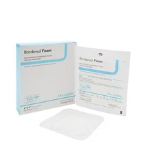 BorderedFoam Foam Dressing 4 x 4" Square With Border 10 per Box