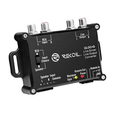 RECOIL LOCD 2Channel Line Output Converter Driver, Auto Sense Remote Turn-on
