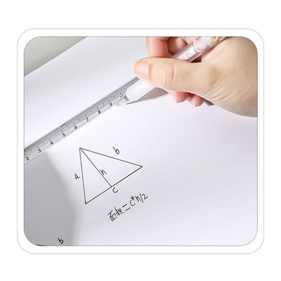 20cm Acrylic Triangle Measuring Rulers Lightweight & Easy to Use Straight Rulers