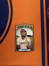 Jo Adell 2021 Topps Heritage 1972 Topps Die Cuts Action #72DC-10