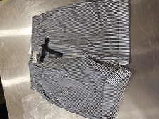 New H M Kids Blue White Stripe Shorts Size 5T