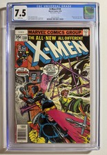 X-MEN #110 (1978) CGC 7.5 Mark Jewelers 💎 Rare Insert Newsstand, White Pages