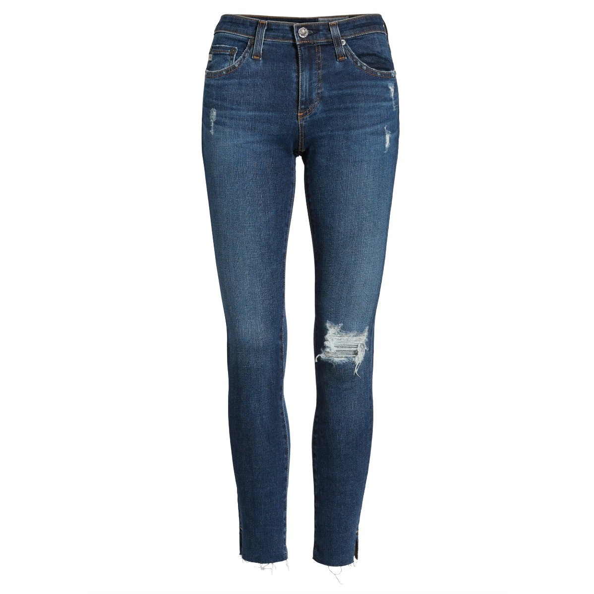 AG DENIM The Legging Ripped Ankle Skinny Denim Jeans // 27R thumbnail 12