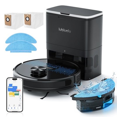 Lubluelu SL60 Plus Saugroboter 4500Pa mit Wischfunktion & Selbstentleerung