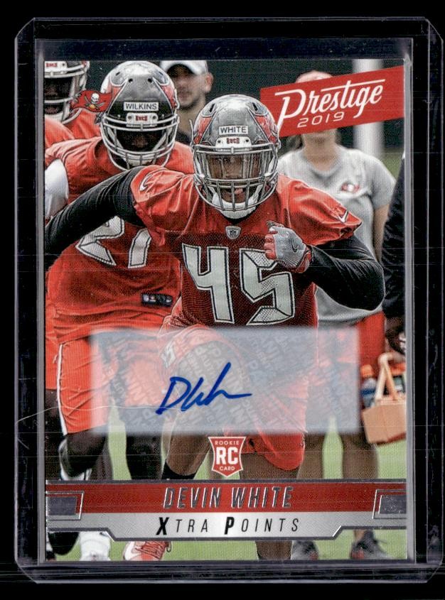 2019 Panini Prestige #241 Devin White Rookie Xtra Points Signatures RC,AU
