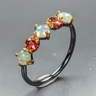 Handmade Natural Opal Ring 925 Sterling Silver Size 8 /R474099