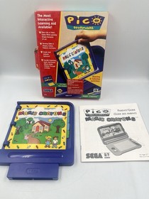 Vintage Sega Pico Storyware Magic Crayons game w/ box and Manual