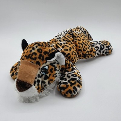 National Prize & Toys Leopard Plush 12'' Laying Flat Spots Big Cat Jaguar 2019