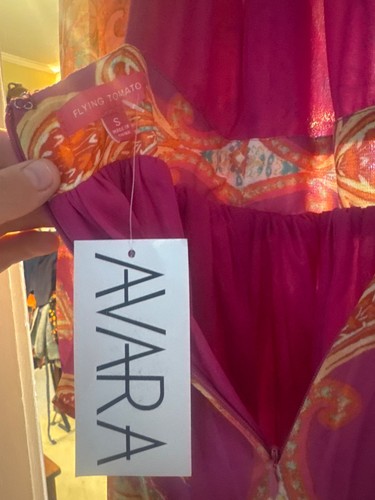 NWT FLYING TOMATO COVERED BY LOVE WOVEN MAXI DRESS - Picture 4 of 10