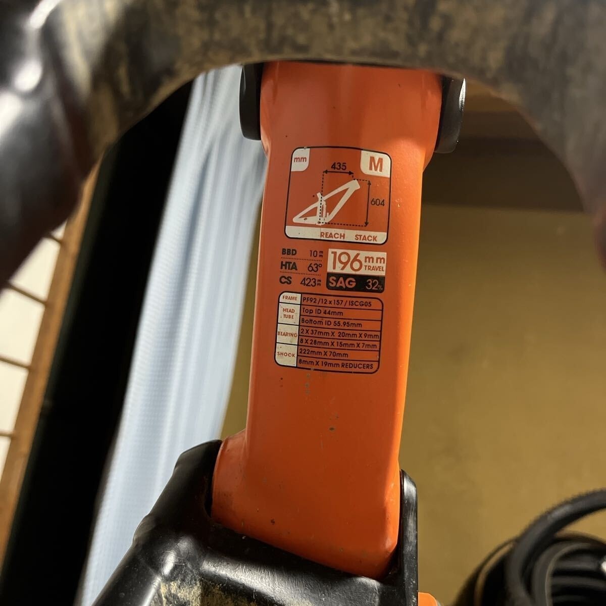 Kona Operator DL 2017 DH Bike Frame Set M RockShox Kage RC USED F